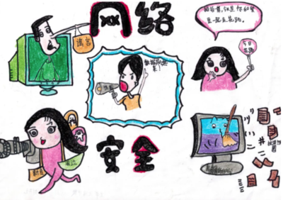 衡水市景縣 “畫(huà)‘飯圈’亂象·繪網(wǎng)絡(luò)安全”兒童畫(huà)作品展示圓滿舉行